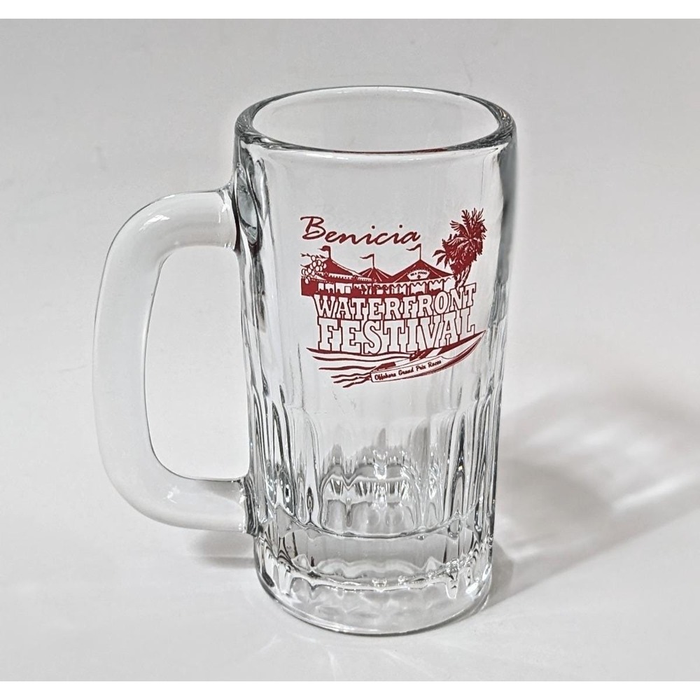 Benicia California CA Waterfront Festival Vintage Beer Mug Grand Prix Boat Races
